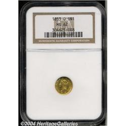 1853-O[G$1] MS62 NGC.