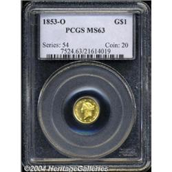 1853-O[G$1] MS63 PCGS.