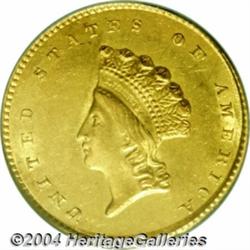 1855-O[G$1] AU58 PCGS.