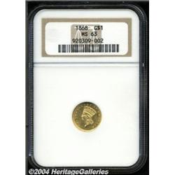 1868[G$1] MS63 NGC.