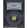 Image 1 : 1873[G$1] Open 3 MS64 PCGS.