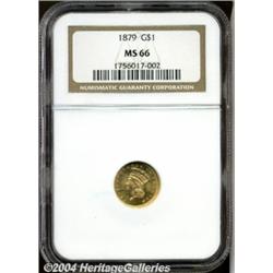1879[G$1] MS66 NGC.