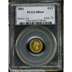 1883[G$1] MS64 PCGS.