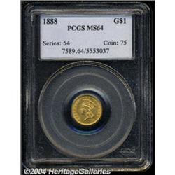 1888[G$1] MS64 PCGS.