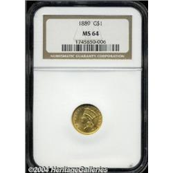 1889[G$1] MS64 NGC.