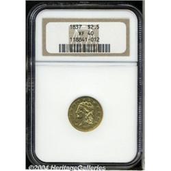 1837[$2 1/2] XF40 NGC.
