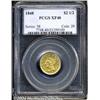 Image 1 : 1848[$2 1/2] XF40 PCGS.