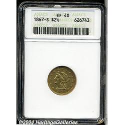 1867-S[$2 1/2] XF40 ANACS.