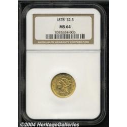 1878[$2 1/2] MS64 NGC.