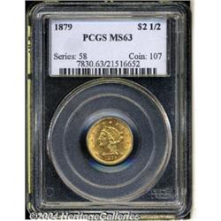 1879[$2 1/2] MS63 PCGS.