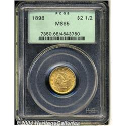 1898[$2 1/2] MS65 PCGS.