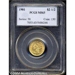 1901[$2 1/2] MS63 PCGS.