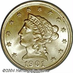 1901[$2 1/2] MS68 PCGS.