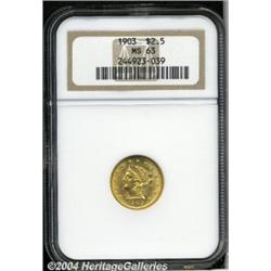 1903[$2 1/2] MS63 NGC.