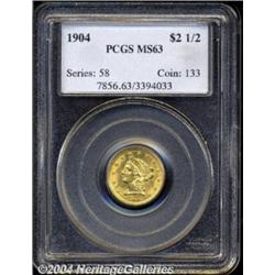 1904[$2 1/2] MS63 PCGS.