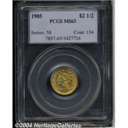 1905[$2 1/2] MS63 PCGS.