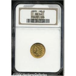 1905[$2 1/2] MS64 NGC.