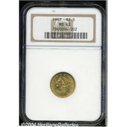 1907[$2 1/2] MS63 NGC.