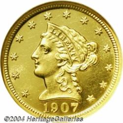 1907[$2 1/2] PR66 Cameo NGC.