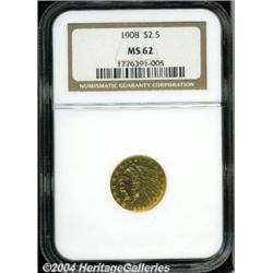 1908[$2 1/2] MS62 NGC.