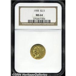 1908[$2 1/2] MS64 NGC.