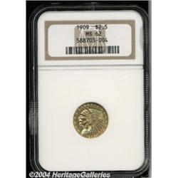 1909[$2 1/2] MS62 NGC.
