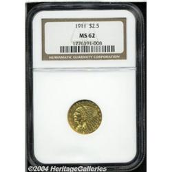1911[$2 1/2] MS62 NGC.