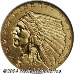 1911-D[$2 1/2] AU58 ANACS.