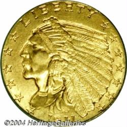 1911-D[$2 1/2] MS66 PCGS.