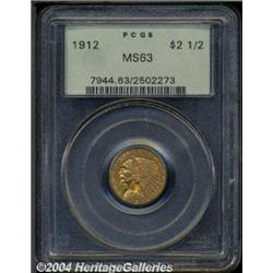 1912[$2 1/2] MS63 PCGS.