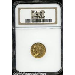 1913[$2 1/2] MS63 NGC.