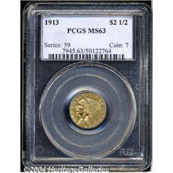 1913[$2 1/2] MS63 PCGS.