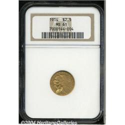 1914[$2 1/2] MS61 NGC.