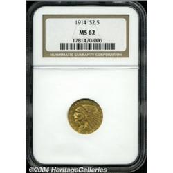 1914[$2 1/2] MS62 NGC.