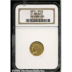 1914[$2 1/2] MS62 NGC.