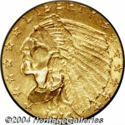 1914[$2 1/2] MS64 PCGS.