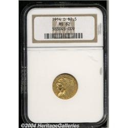 1914-D[$2 1/2] MS62 NGC.