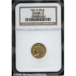 1914-D[$2 1/2] MS62 NGC.
