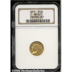 1915[$2 1/2] MS62 NGC.