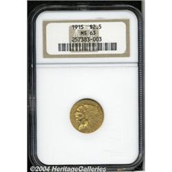 1915[$2 1/2] MS63 NGC.