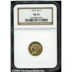 1915[$2 1/2] MS63 NGC.