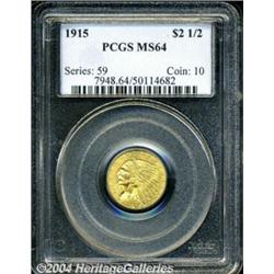 1915[$2 1/2] MS64 PCGS.