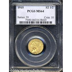 1915[$2 1/2] MS64 PCGS.