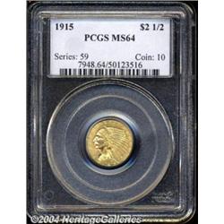 1915[$2 1/2] MS64 PCGS.