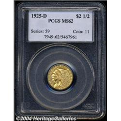 1925-D[$2 1/2] MS62 PCGS.
