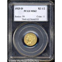1925-D[$2 1/2] MS62 PCGS.