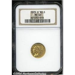 1925-D[$2 1/2] MS63 NGC.