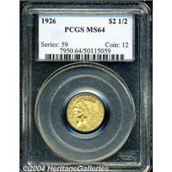 1926[$2 1/2] MS64 PCGS.