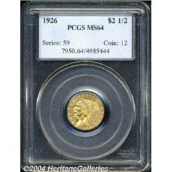 1926[$2 1/2] MS64 PCGS.