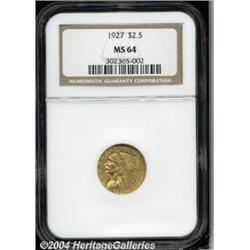 1927[$2 1/2] MS64 NGC.